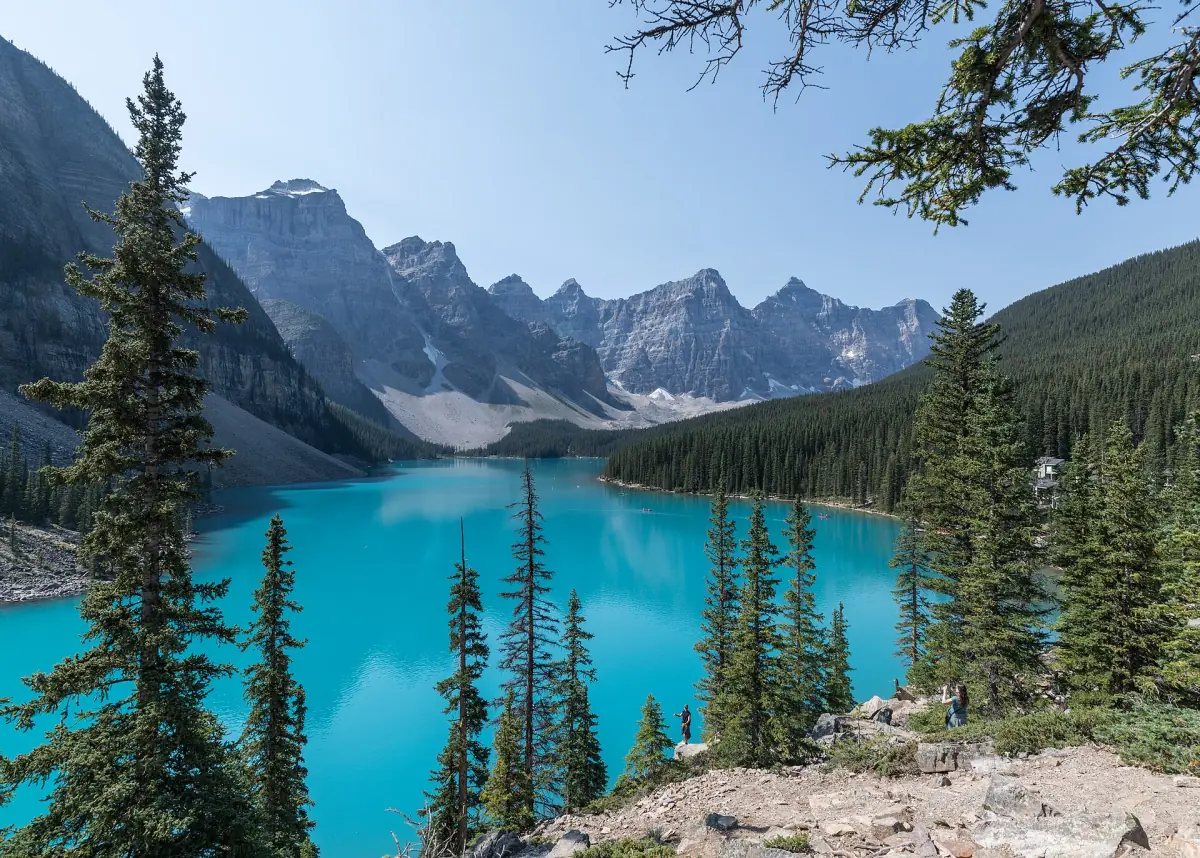 Moraine Lake seen from the Rockpile